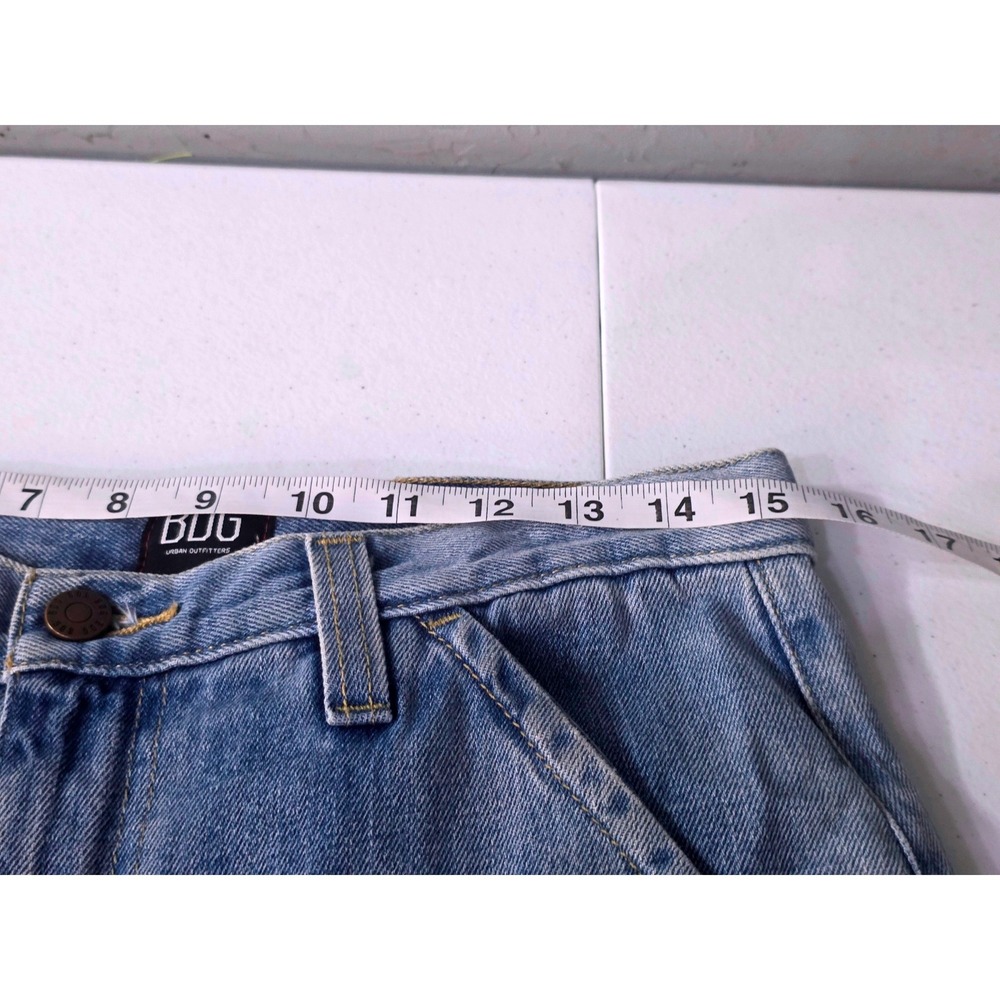 BDG Urban Outfitters Womens High Rise Cargo Jogger Jeans Blue Medium Wash 30W - Picture 6 of 10